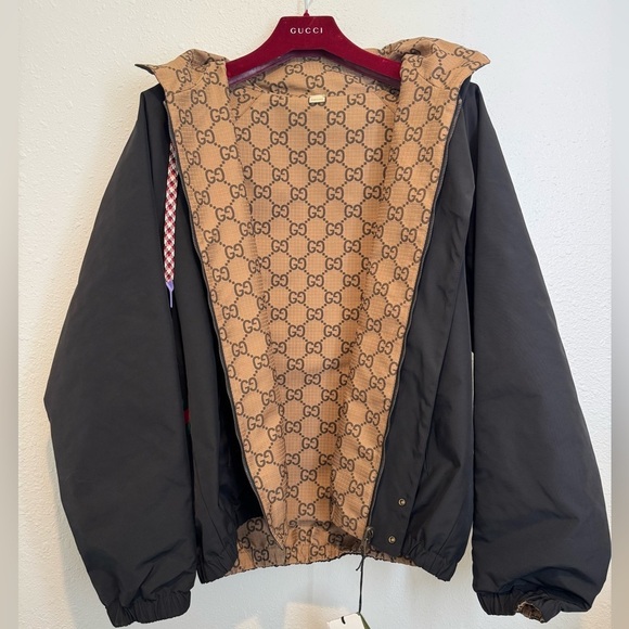 Gucci Mens Reversible GG Jacket - Sz 54 - Picture 1 of 9
